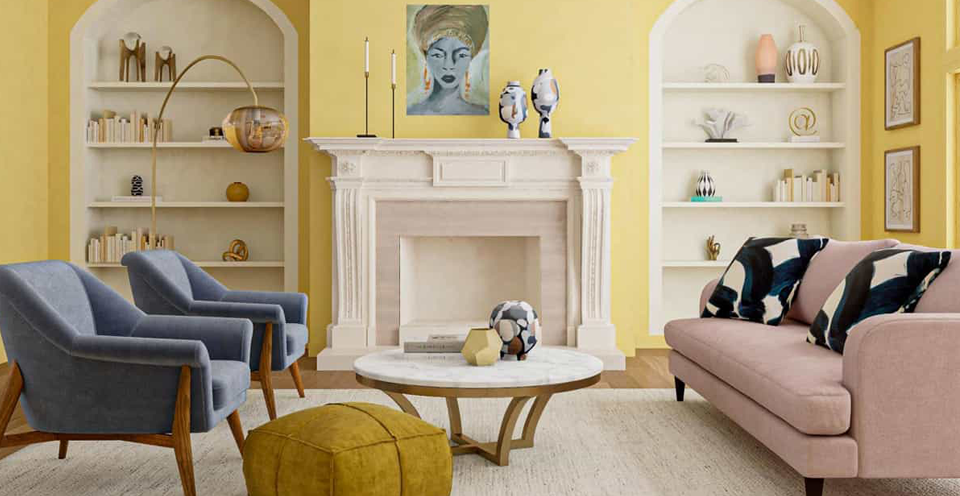 Sơn nhà màu vàng đẹp & Ý nghĩa của màu vàng - Ecamy.vn